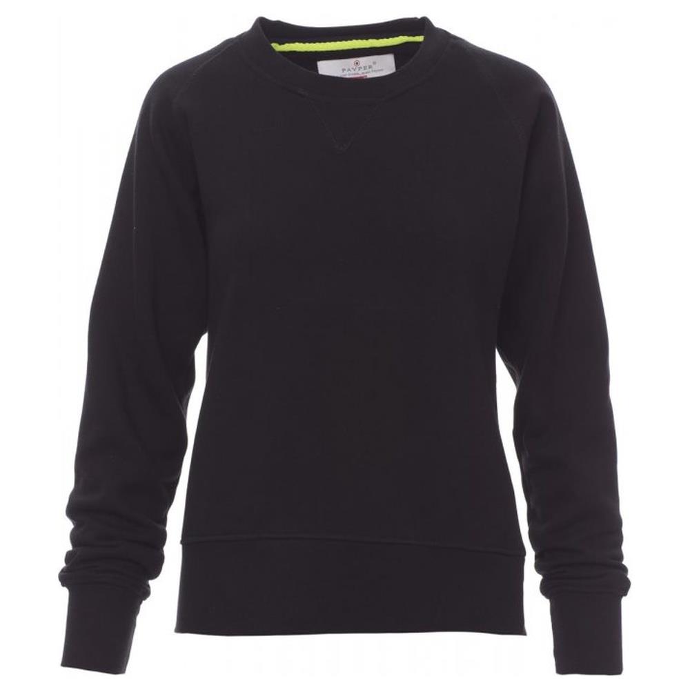 felpa donna girocollo payper mistral+lady nero xs