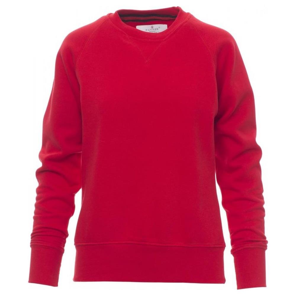 felpa donna girocollo payper mistral+lady rosso xs