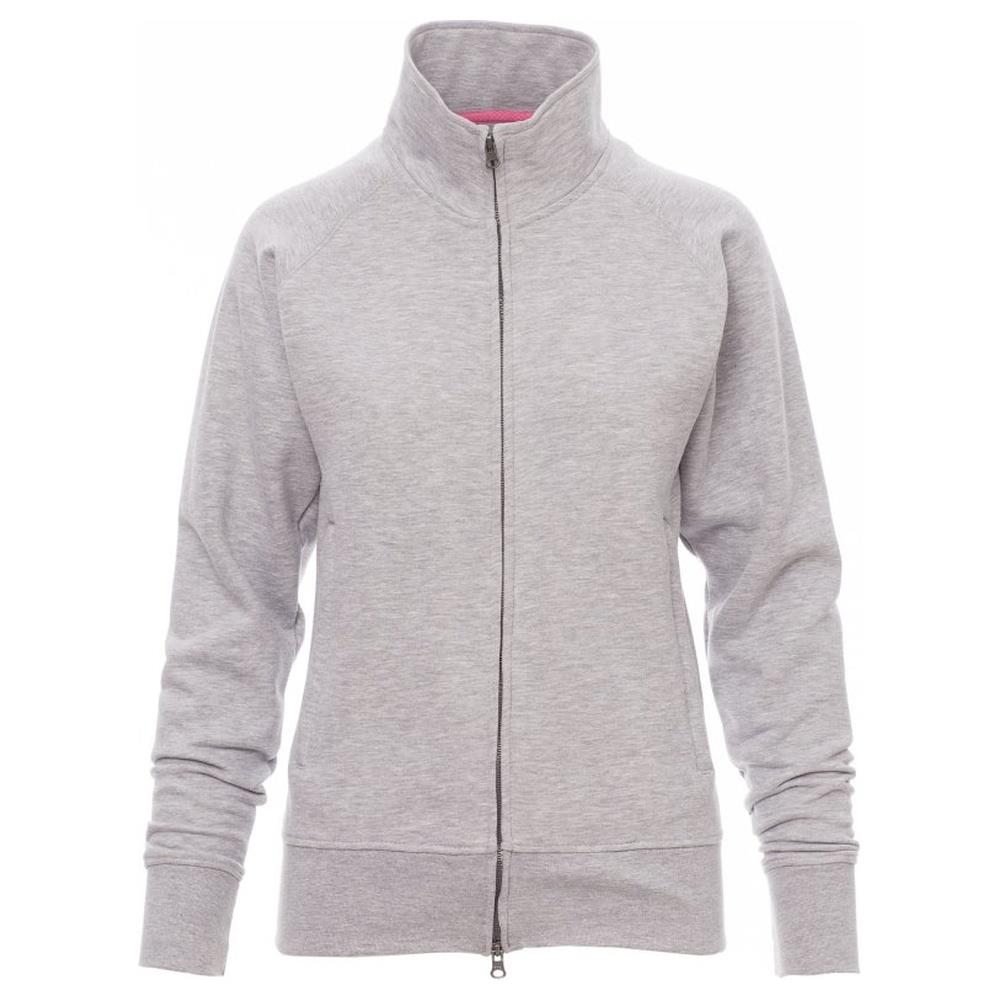 felpa donna zip intera payper panama+lady grigio melange xs