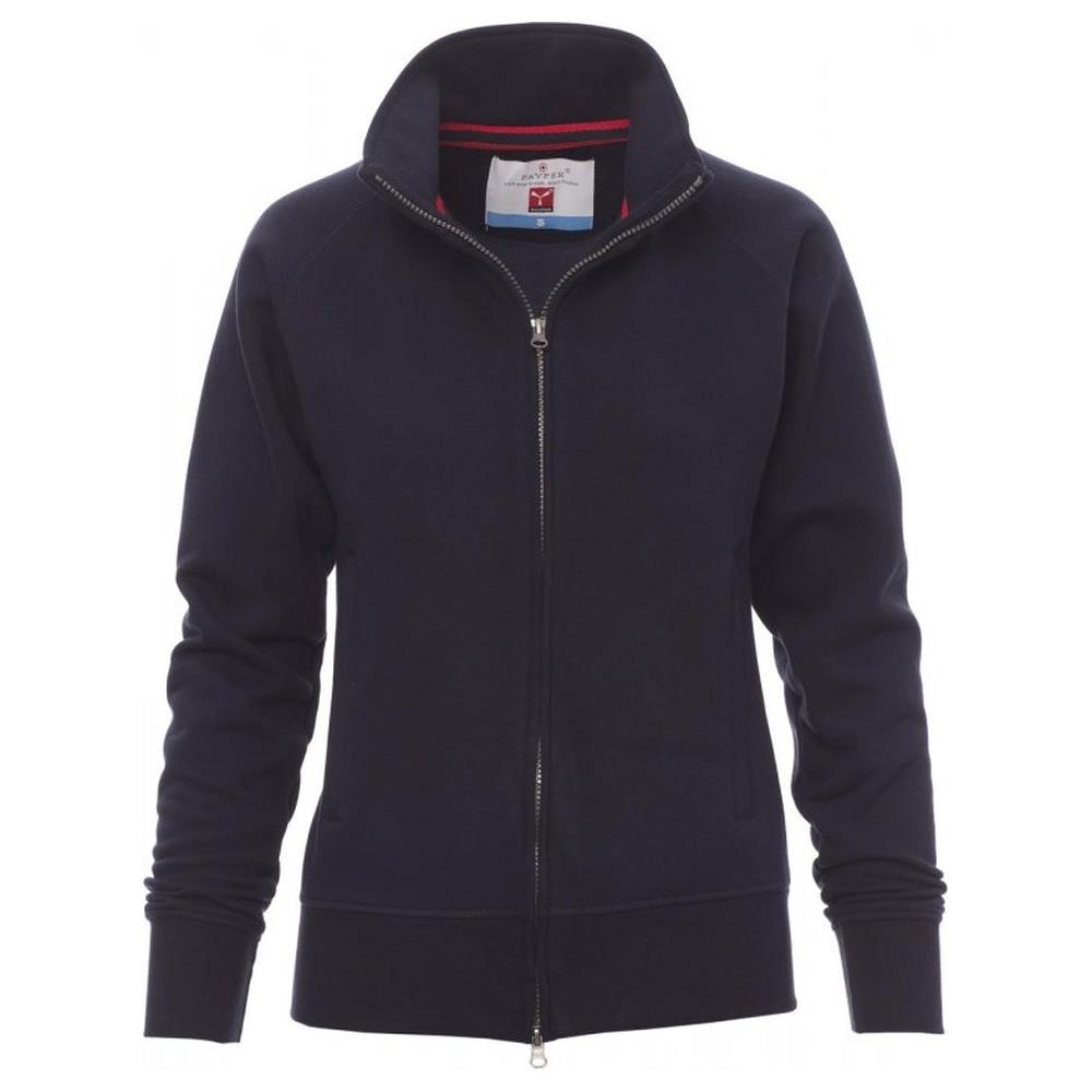 felpa donna zip intera payper panama+lady navy xs