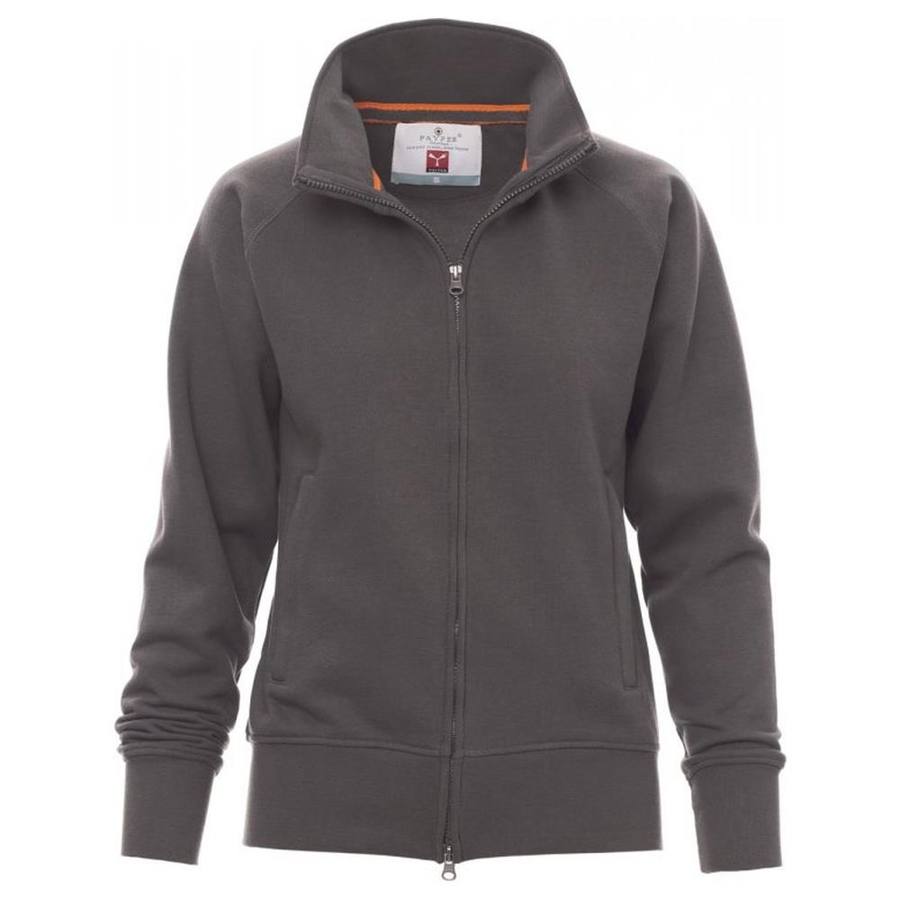 felpa donna zip intera payper panama+lady smoke xs