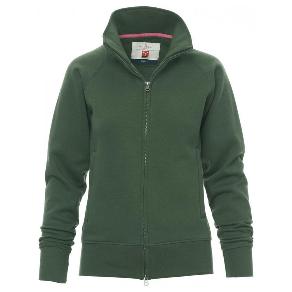 felpa donna zip intera payper panama+lady verde xs
