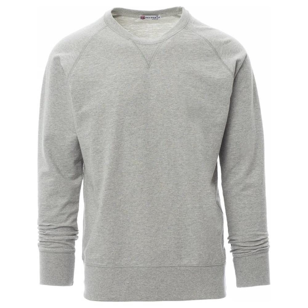 felpa girocollo da lavoro payper malibu+ grigio melange s