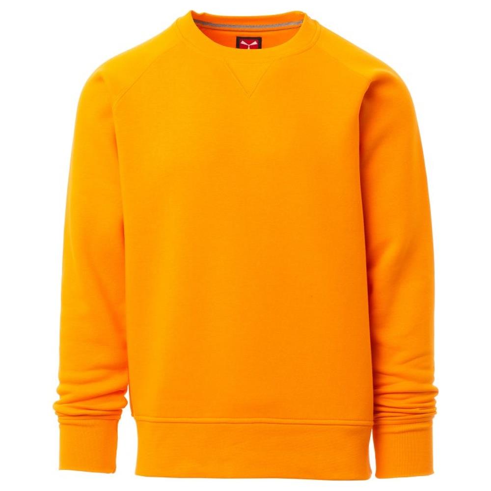 felpa girocollo da lavoro payper mistral+ arancione xs