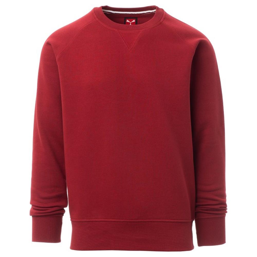 felpa girocollo da lavoro payper mistral+ bordeaux xs