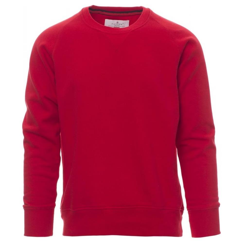 felpa girocollo da lavoro payper mistral+ rosso xs
