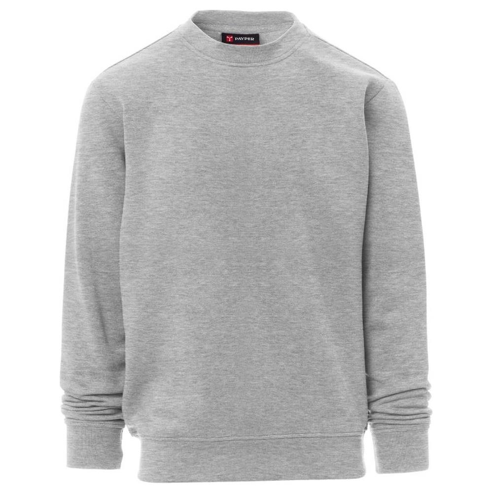 felpa girocollo da lavoro payper new orleans grigio melange xs