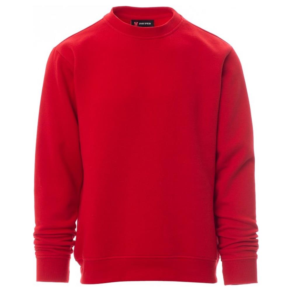 felpa girocollo da lavoro payper new orleans rosso xs