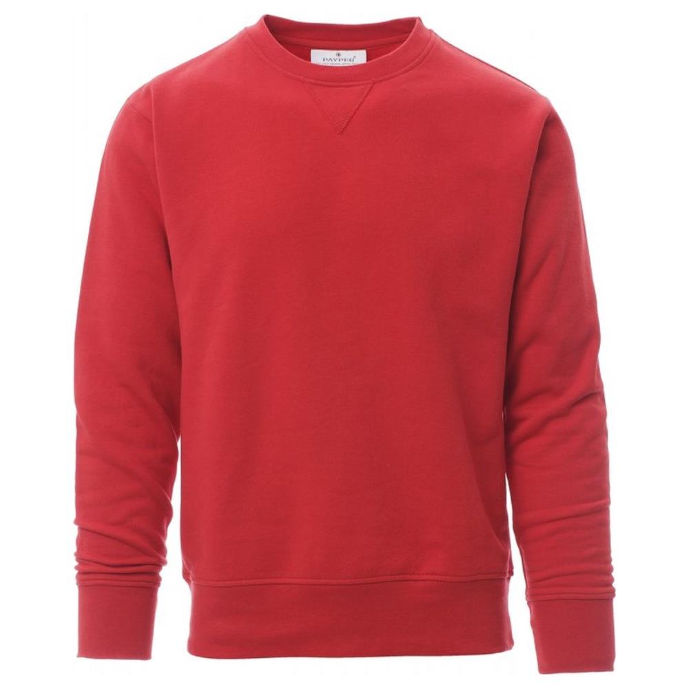 felpa girocollo da lavoro payper orlando rosso xs