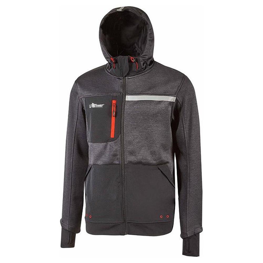 felpa ibrida u-power galaxy dark green xl