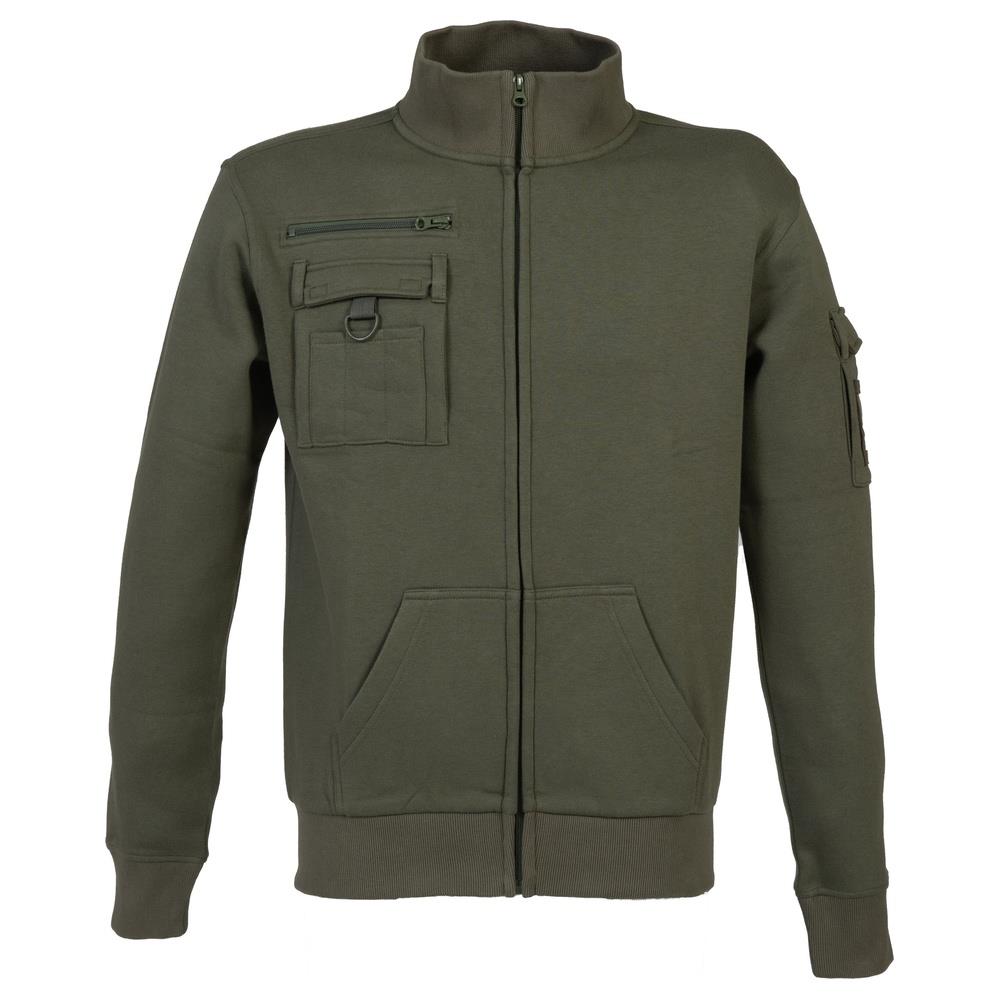 felpa jamesross new italy man army green s