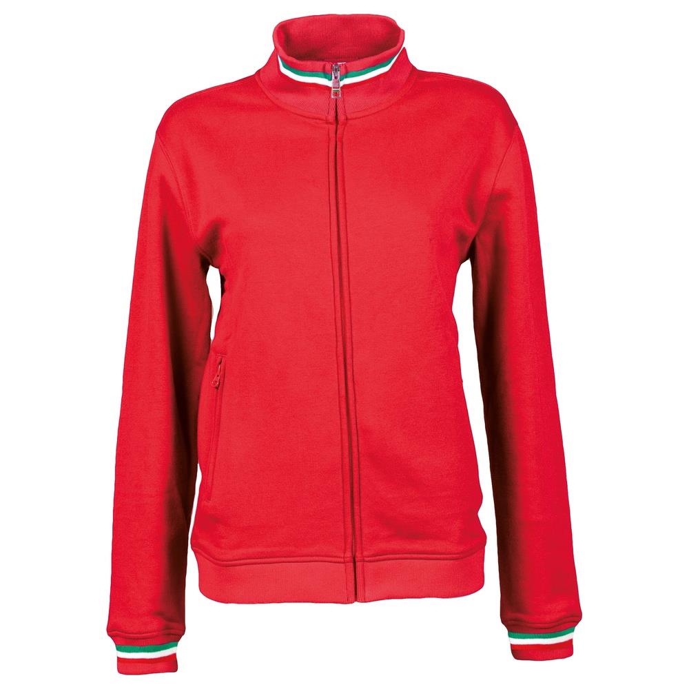 felpa jamesross venezia lady red s