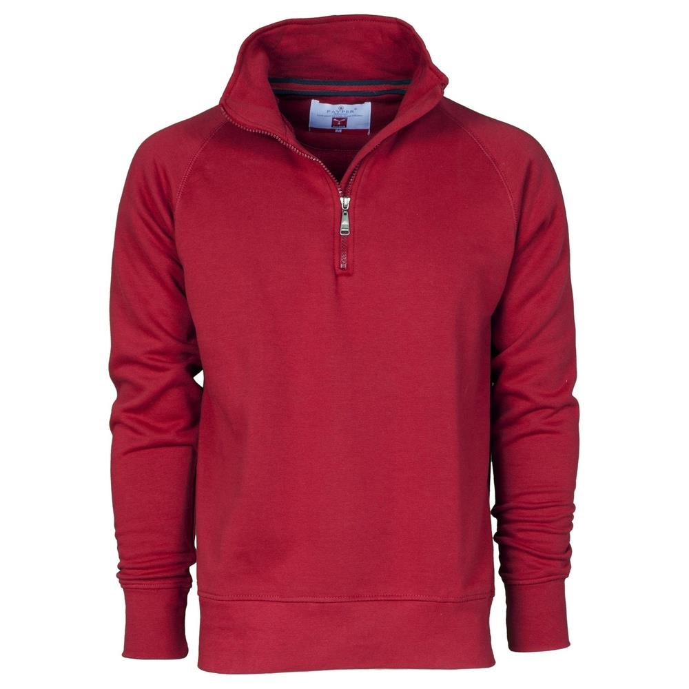 felpa payper miami+ mezza zip bordeaux l