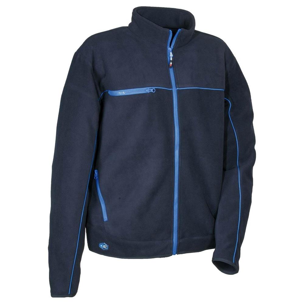 felpa pile tuttozip cofra asyma v375-0 navy/royal m