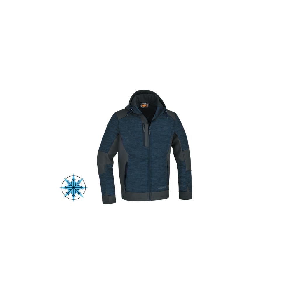 felpa tecnica in pile con inserti in tessuto softshell  beta 7637b xs