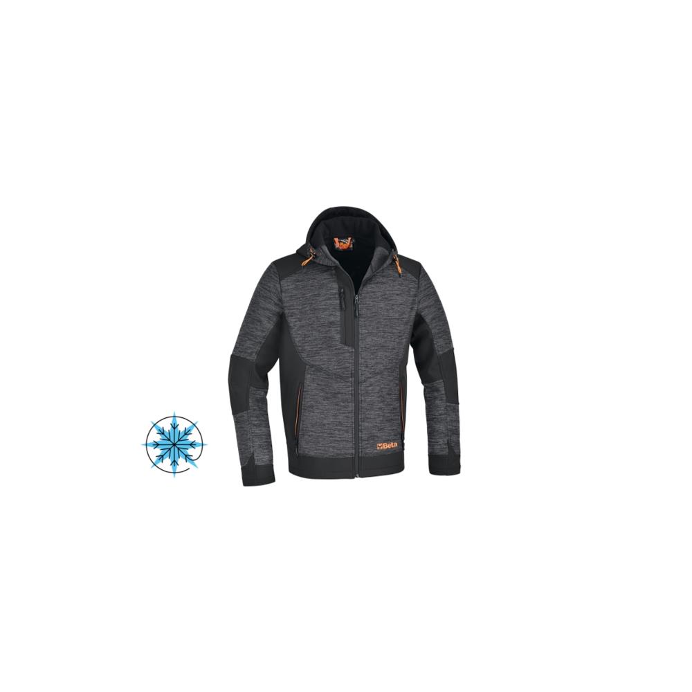 felpa tecnica in pile con inserti in tessuto softshell  beta 7637g xs