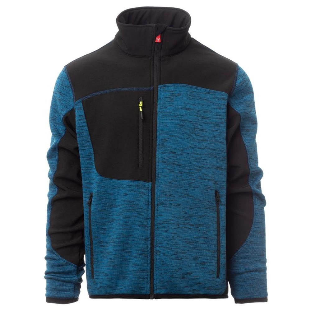 felpa tecniche payper travel blu melange/nero xs