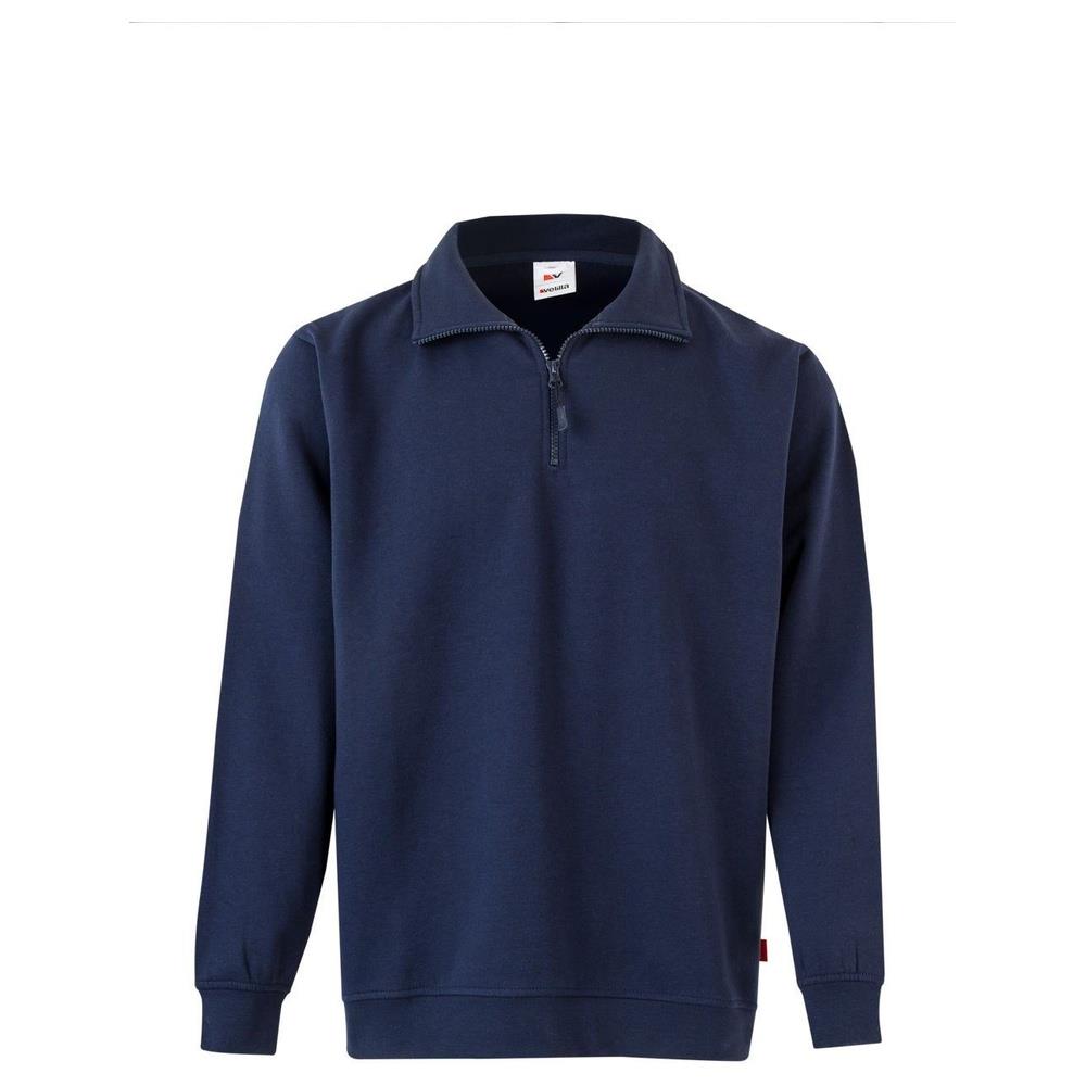 felpa velilla con mezza zip cod 105702 navy xs