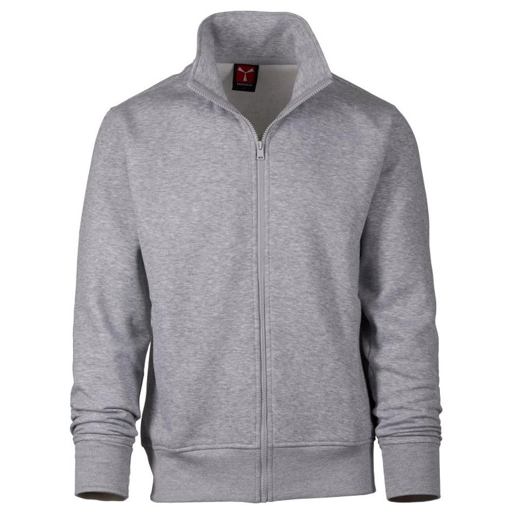 felpa zip intera payper hoover grigio melange xxs