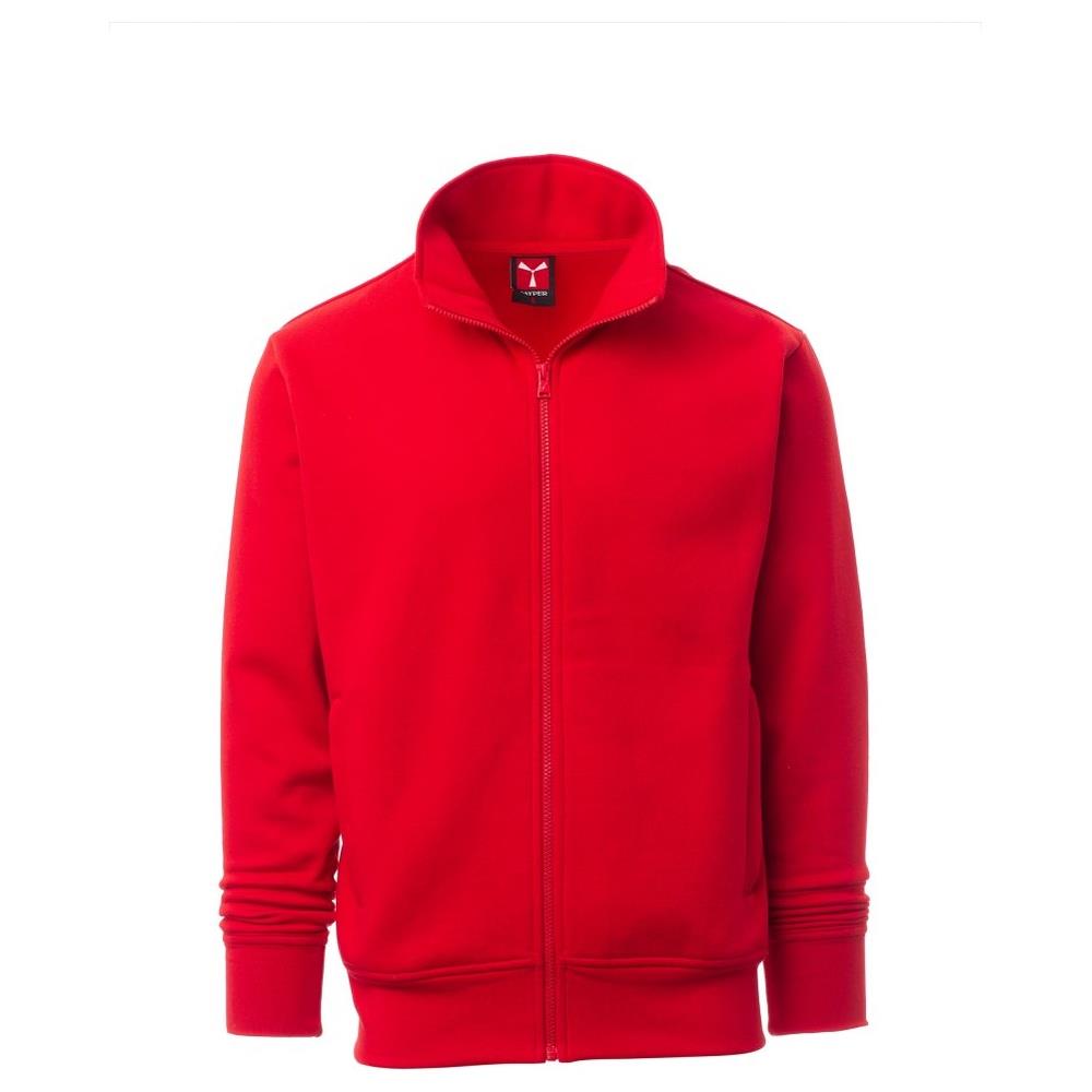 felpa zip intera payper hoover rosso xxs