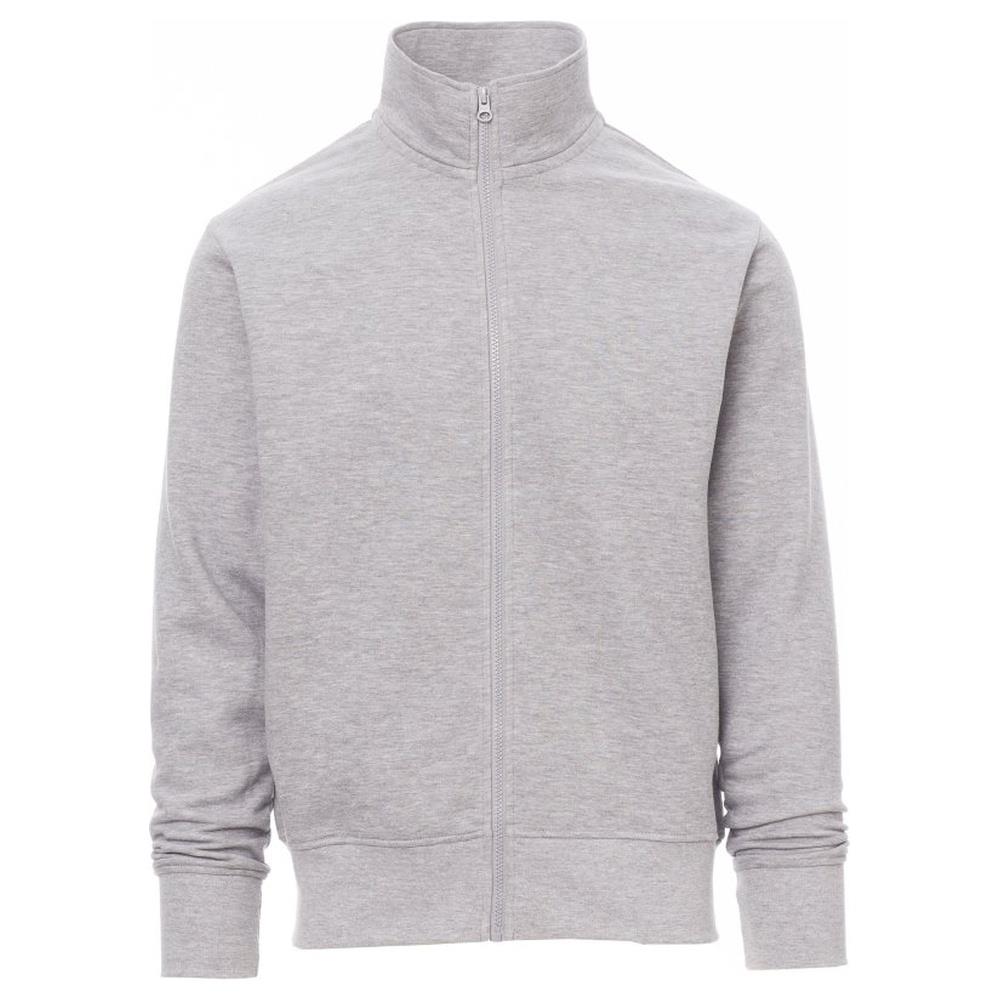 felpa zip intera payper houston grigio melange xs