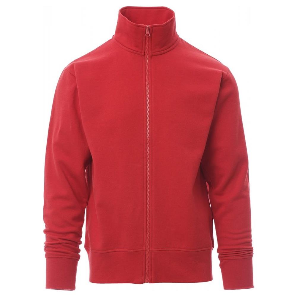 felpa zip intera payper houston rosso xs