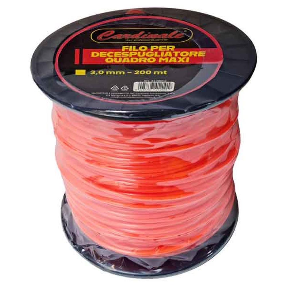 filo per decespugliatore quadro maxi cardinale