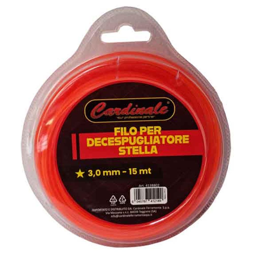 filo per decespugliatore stella cardinale