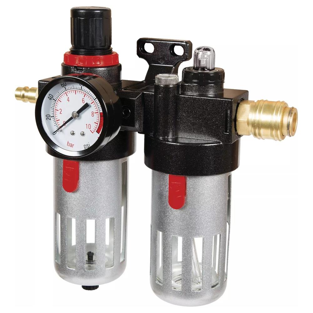 filtro einhell riduttore con lubrificatore r 3/8