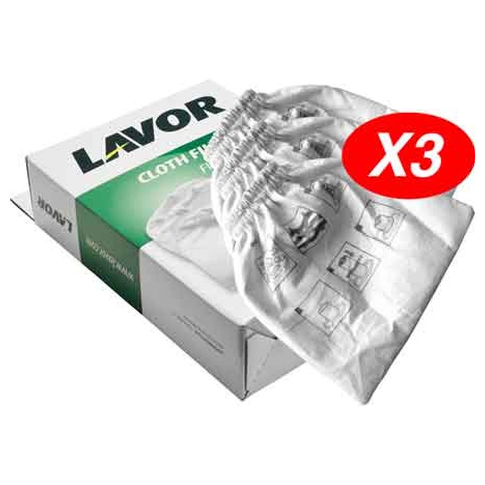 filtro panno di ricambio per aspirapolvere lavor confezione 3 pezzi