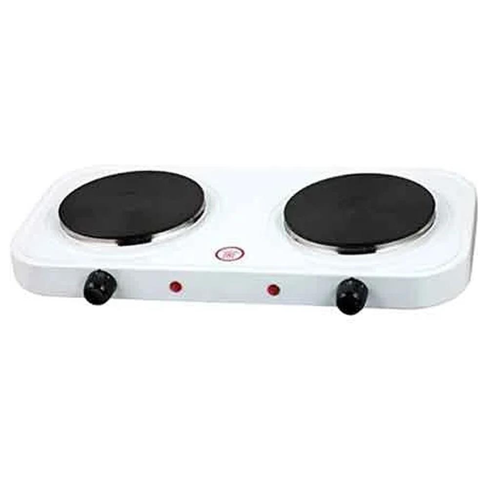 fornello elettrico 2 piastre 2 x ø 15,5 cm - 1000/2000 watt