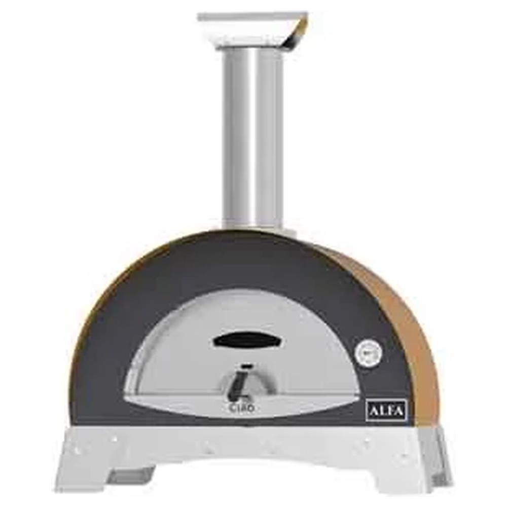 forno a legna ciao 91x69,5x118h cm - colore grigio