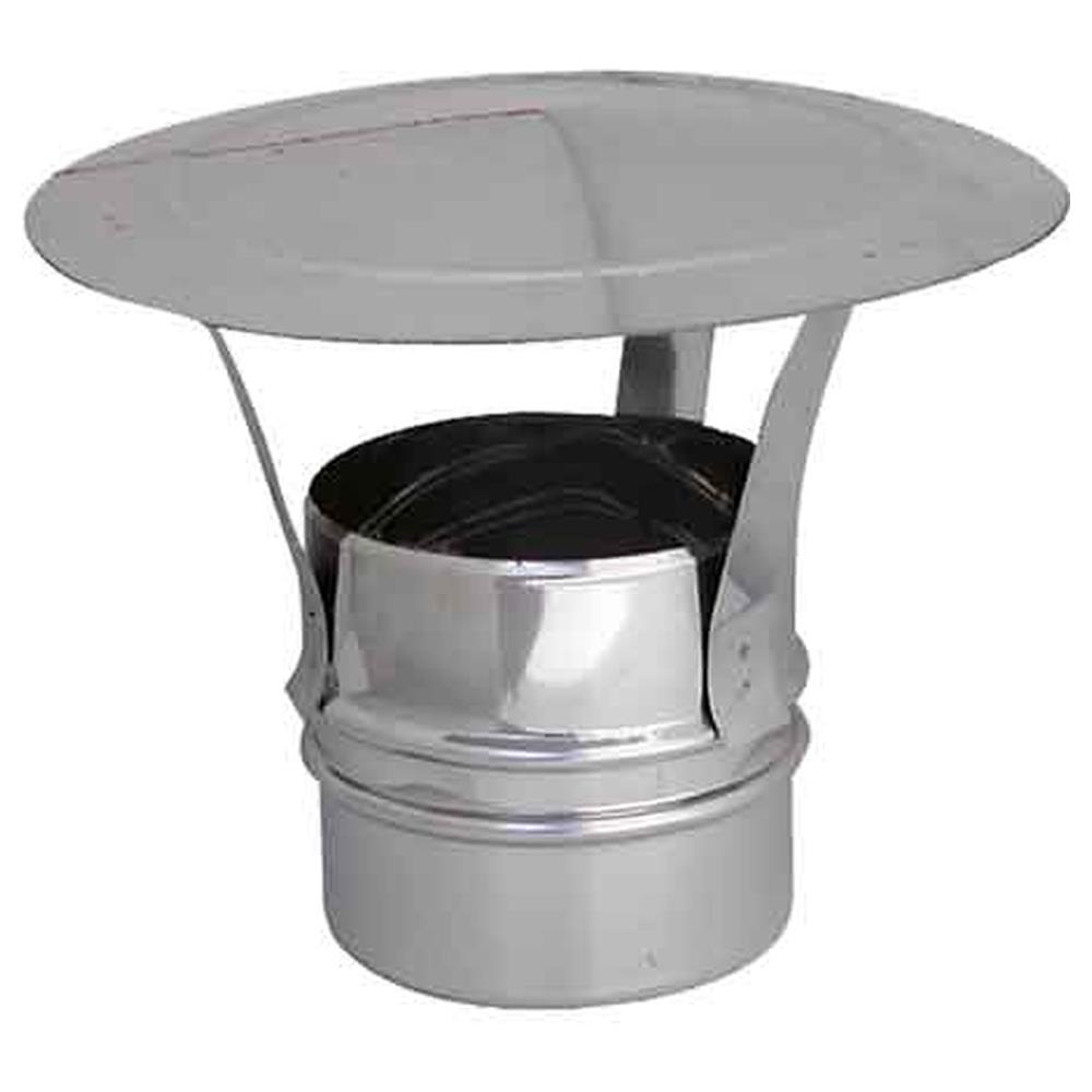 fumaiolo inox tondo a cappello 'cinese'