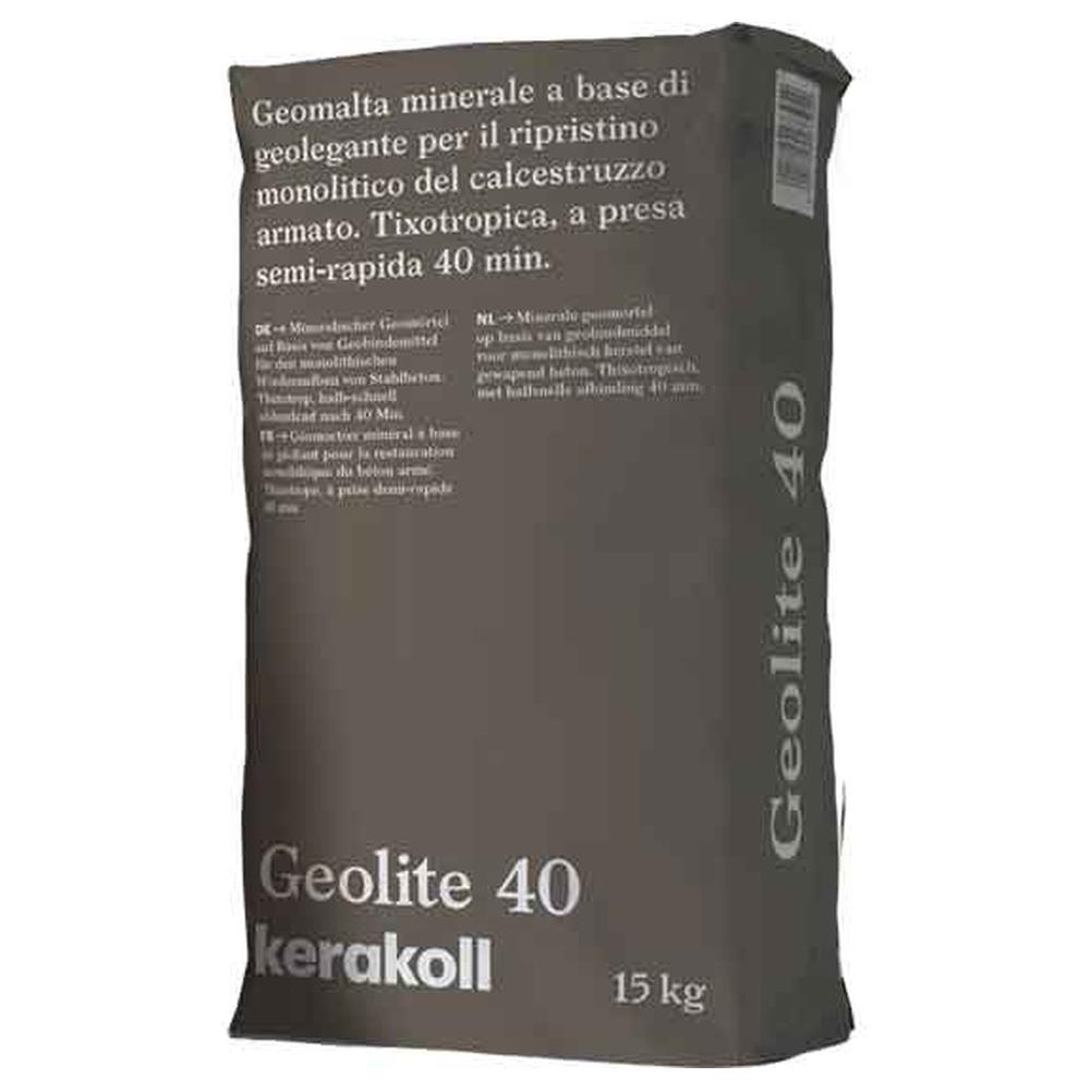 geomalta rasante minerale 'geolite 40' kerakoll 15 kg - kg 15