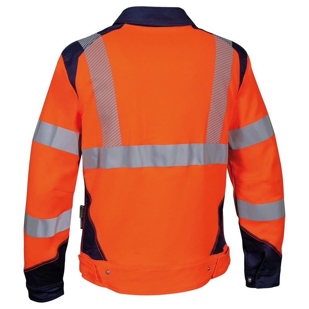 giacca cofra acarigua v600 arancio fluo/navy 44