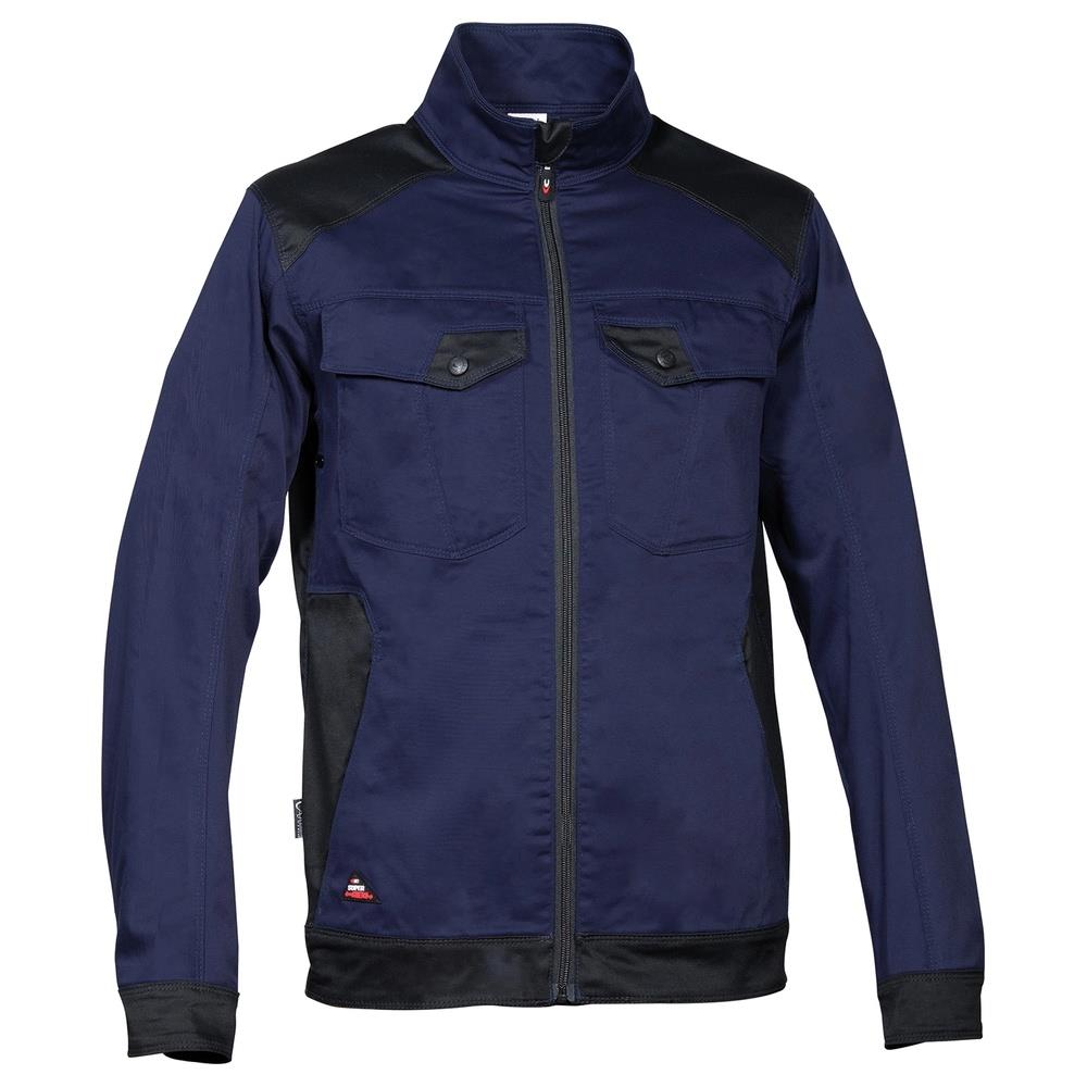 giacca cofra blora v618 navy/nero 44