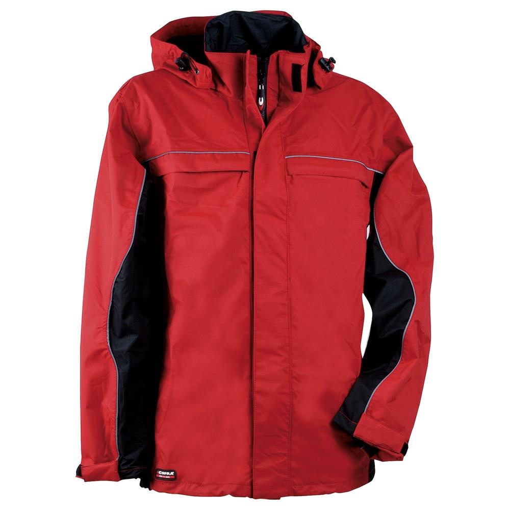 giacca cofra bylot v090 rosso/nero 44