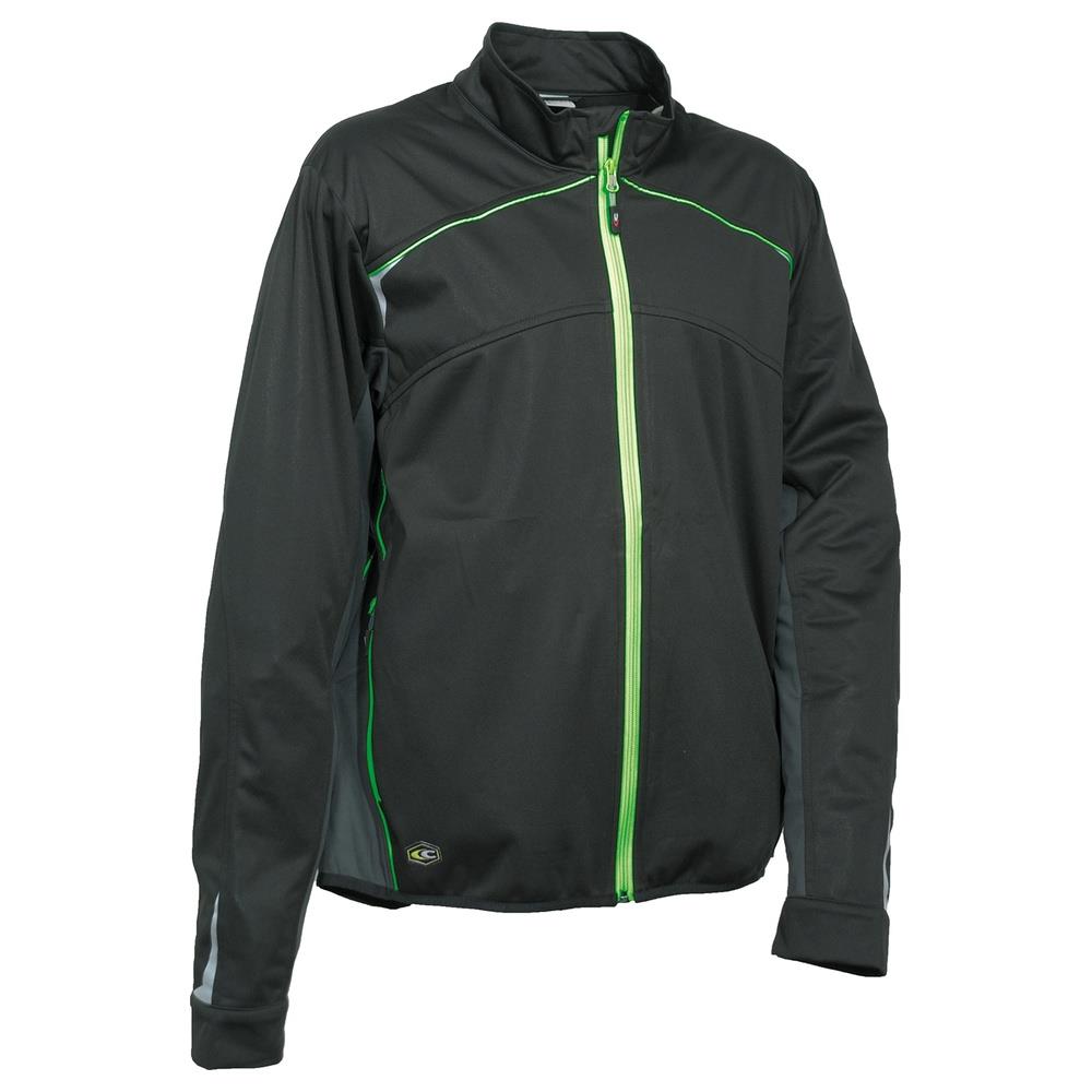 giacca cofra galpones v378 nero/antrac./lime m