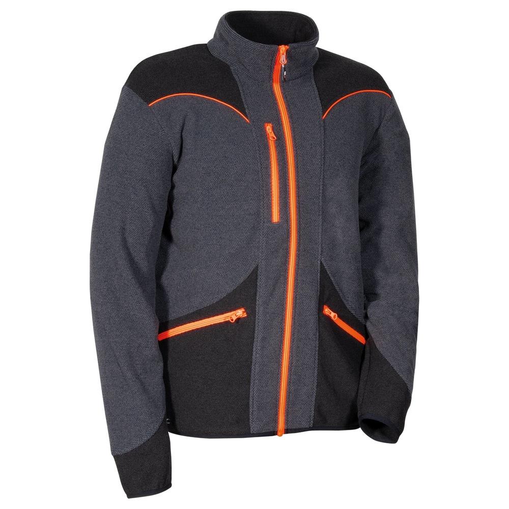 giacca cofra grebo v628 antracite/nero/arancio s