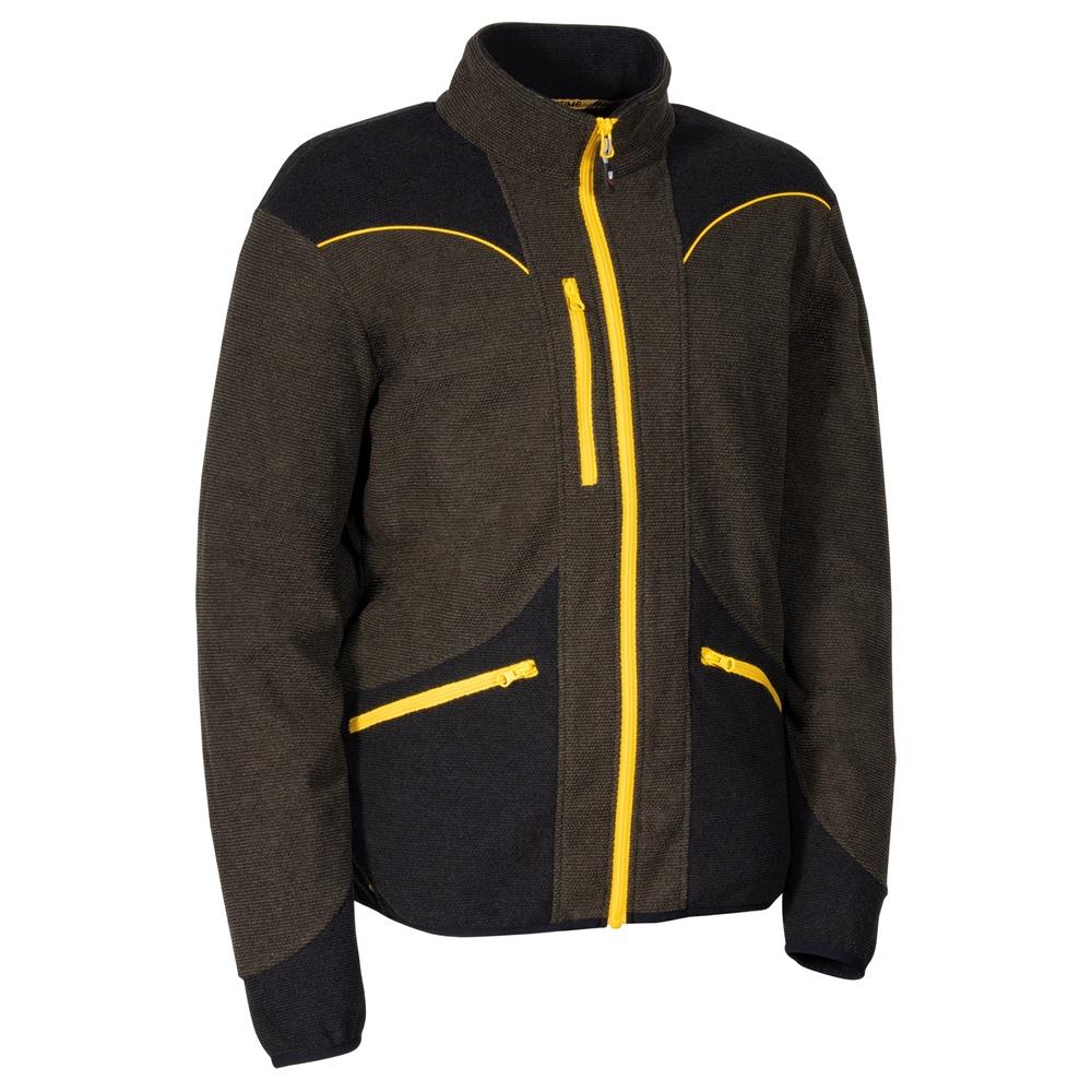 giacca cofra grebo v628 fango/nero/giallo s