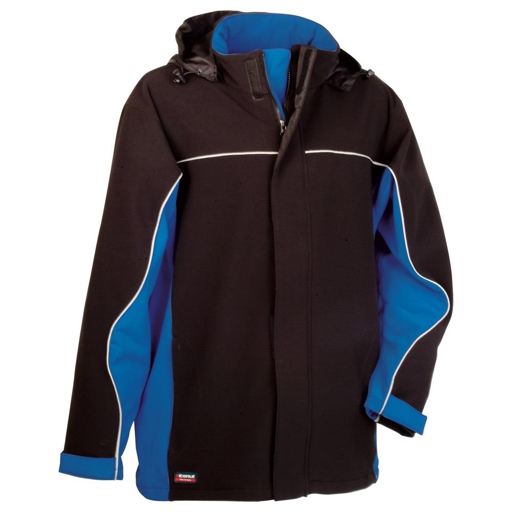 giacca cofra norway v093 nero/azzurro 44