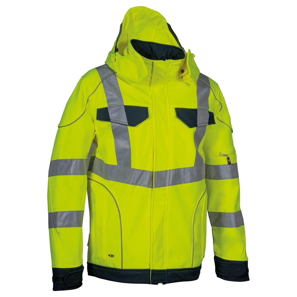 giacca cofra rivas v079 giallo/navy 44