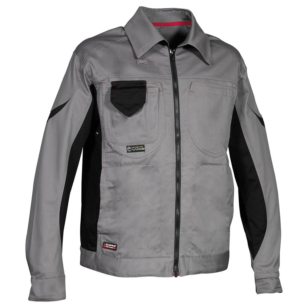 giacca cofra stone v060 grigio/nero 44
