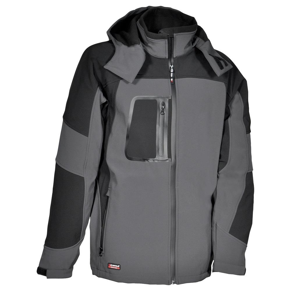 giacca cofra sweden v101 antracite/nero 44