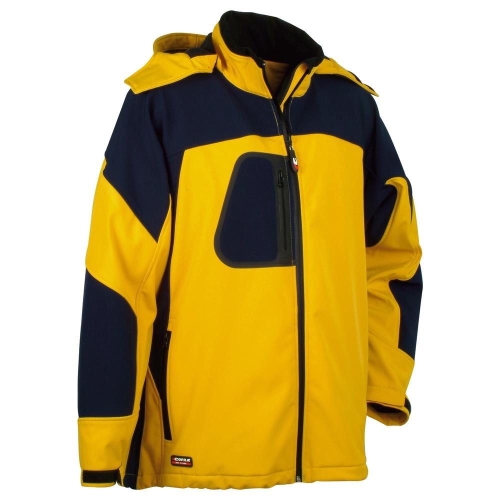 giacca cofra sweden v101 giallo/navy 48