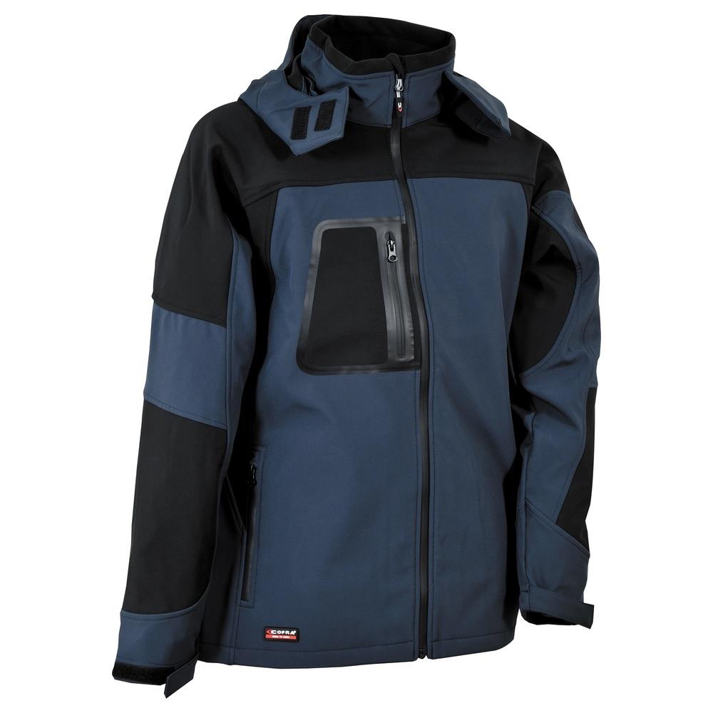 giacca cofra sweden v101 navy/nero 44