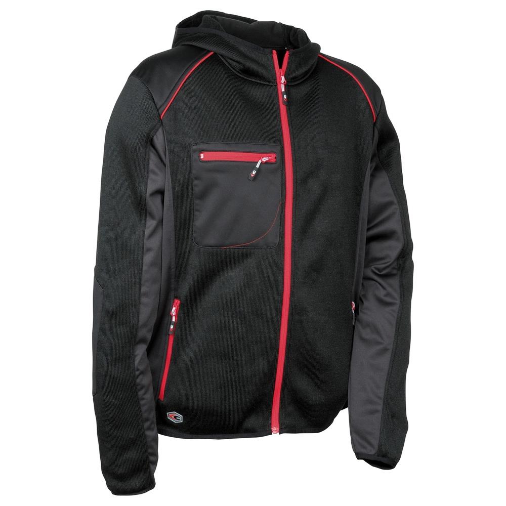 giacca cofra uchami v376 nero/antracit/rosso s