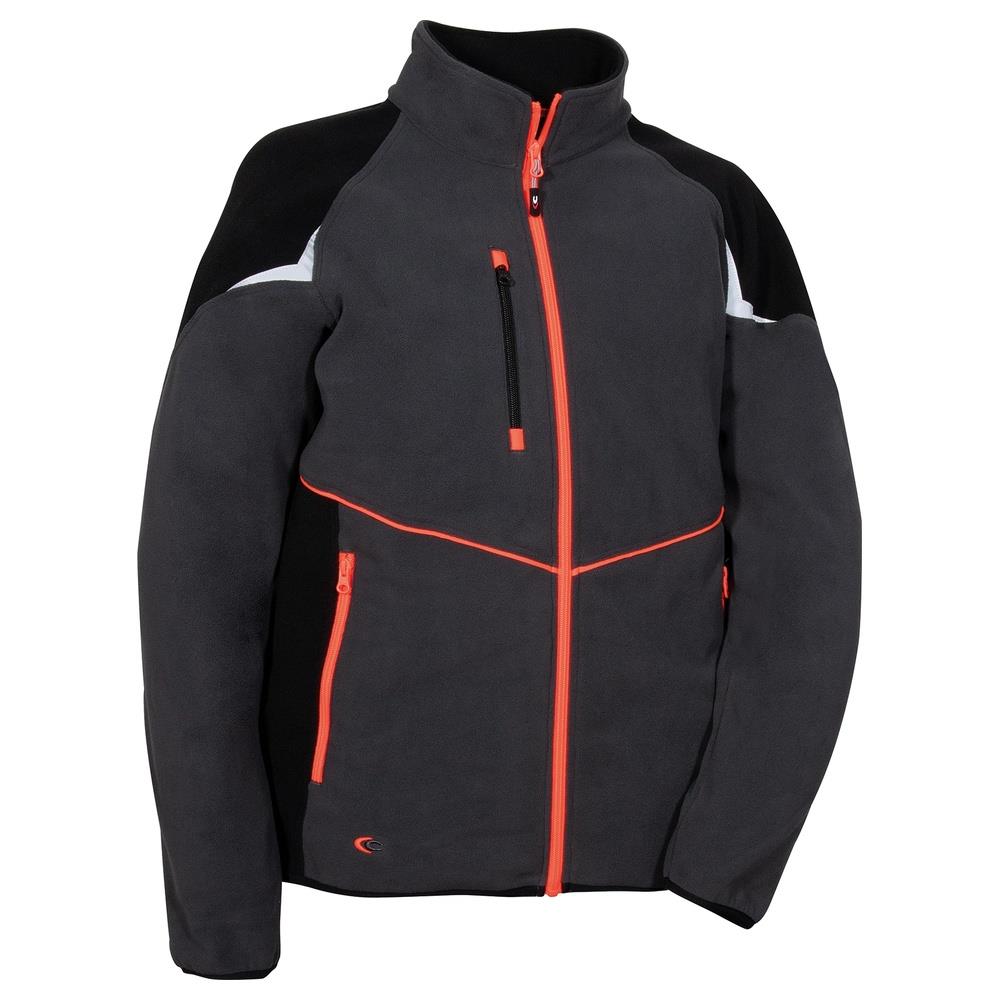 giacca cofra vilebo v645 antracite/nero/arancio s