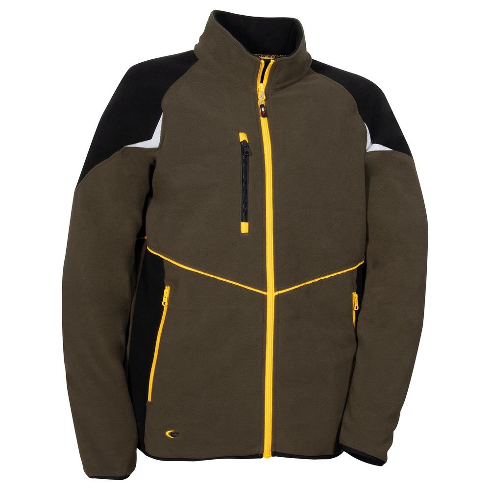 giacca cofra vilebo v645 fango/nero/giallo s