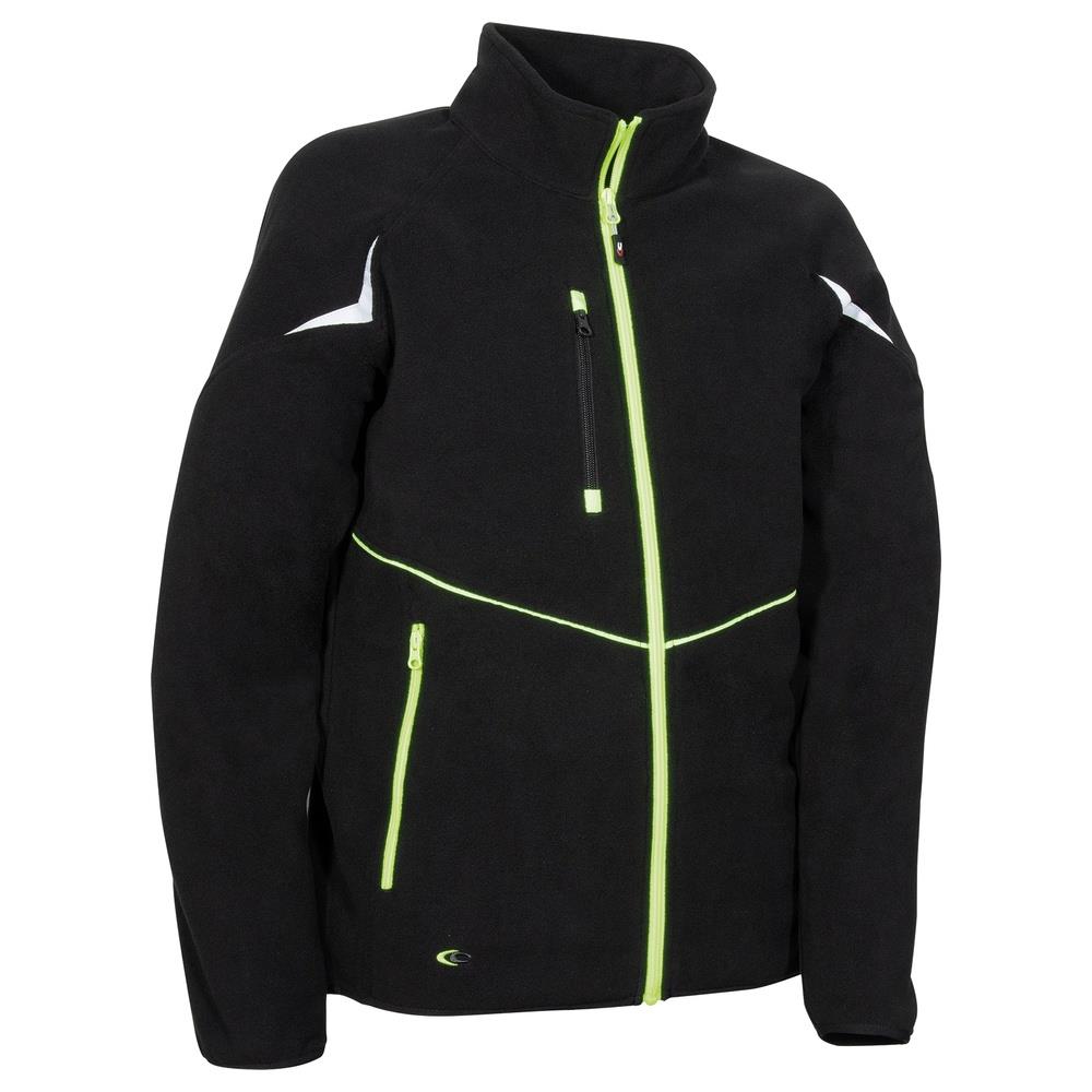 giacca cofra vilebo v645 nero/nero/giallo fluo s